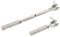 GFDSGRE Serre Cable Acier 1 pièces 1.5/2/3/4/5/6/8mm Fil Acier Inoxydable 304 câble Garde-Corps Corde Fourche mâchoire tendeur Boucle Terminal raccord Serre Cable INOX(5mm)