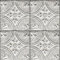 ReWallpaper Papier Peint Motif Carrelage Effet 3d Film Adhesif pour Meuble Cuisine Gris 44.5CMx3M Papier Peint Carreaux De Ciment Mosaique Stickers Porte Placard Vinyle Adhesif Decoratif Mural