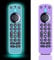 Silicone Protective Remote Cover for Fire Smart TV Voice Remote Pro (Glow Blue+ Purple) - 2 Pack
