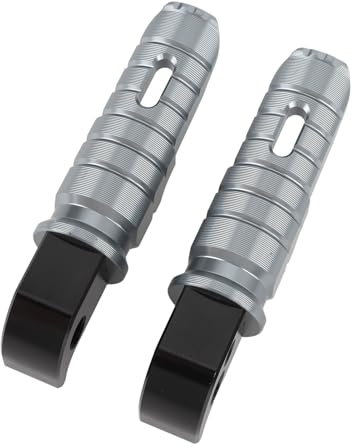 Motorcycle Arrière du Passager Arrière Perge de Pied Anodisant les Chevilles à Pied Arrière Pédales Ajustées pour YZF R7 MT-07 MT-09 XSR 700 (Ti Couleur)