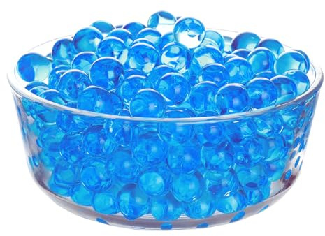Wasserperlen für Deko Vase – 50g 6.000 Stücke Water Beads (Blau) | für Schwimmende Kerzen Perlen Pflanzen Blumen in Vasen Hochzeits-Mittelstück Vasenfüller