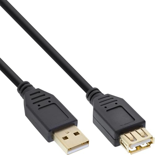 InLine USB 2.0 Verlängerung, vergoldete Kontakte - 2m