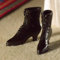 The Dolls House Emporium Schwarze Stiefel im Viktorianischen Stil (Kunststoff)