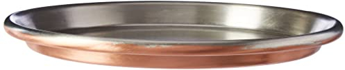 Vigor Blinky 94080-30 Teglia Rame Stagnato, Tonda, Bordo da 3 cm, Diametro 30 cm