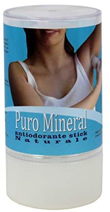 Lynpha Vitale - Desodorante de Piedra de Alumbre en stick - Puro Mineral - Cristal de Alumbre de Potasio 120 gr - Desodorante 100% natural - Desodorante sin Parabenos sin Aluminio