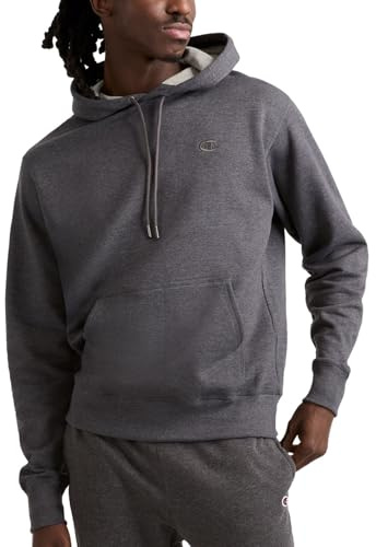 Champion Men's Hooded Sweatshirt With Zip, Fleece Lining, Sweatshirt for Men (Big and Tall) Hooded Sweatshirt (pack of 1)