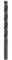 Bosch BL4144 Bohrer-Bits, 6 Stück, 4,2 x 10,3 cm, fraktionelle Aufsätze, Schwarzoxid, Schwarz