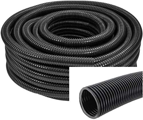 Spares2go Premium Quality 20mm Flexible Fish Pond Hose Flexi Pump Pipe (5 Metres)