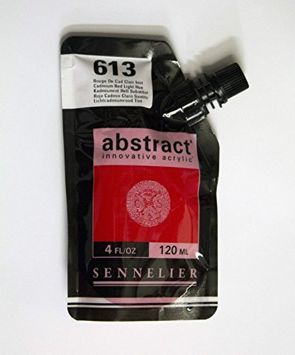 Sennelier Abstract Innovative Acrylic Artist Paint Pouch 120ml (613 Cadmium Red Light Hue)