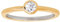 Ring 52 - Sterlingsilber Zirkonia - goldfarben
