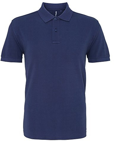 Asquith & Fox Men's Asquith and Fox Men's Polo Short Sleeve Polo Shirt, Blue (Denim 000), Medium (Manufacturer Size:Medium)