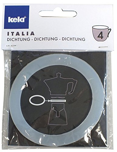 Kela Ersatzdichtung Italia für 10590, Aluminium, Silber, 7 x 7 x 0.5 cm