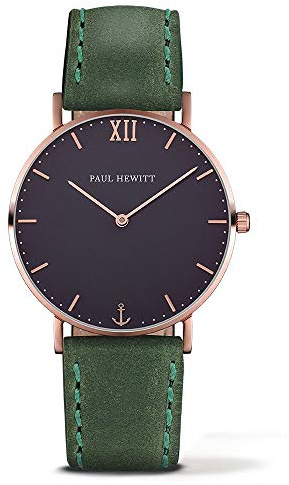 Paul Hewitt Unisex-Armbanduhr Analog Quarz Leder PH-SA-R-St-B-12S