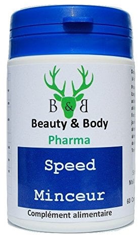 Speed Minceur - 60 Comprimés minceur - Perte de poids rapide et efficace - Capteur de graisses - Amincissant Thé Vert Guarana Caféine