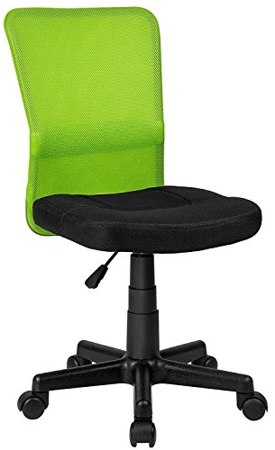 La Silla Española Mojácar Silla de Oficina y Despacho, Poliéster y Rejilla, Verde, 50x40x95 cm