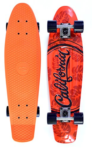 SMJ sport Unisex-Youth UT-2808 Skateboard Speedboard, Mehrfarbig, 71x18 cm