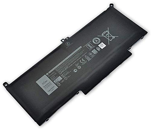 XITAIAN 7.6V 60Wh F3YGT Ersatz Laptop Akku für Dell Latitude 12 7000 7280 7290 Latitude 13 7000 7380 7390 P29S002 Latitude 14 7000 7480 7490 P73G002 Serie DM3WC DM6WC 2X39G KG7VF 451-BBYE 453-BBCF