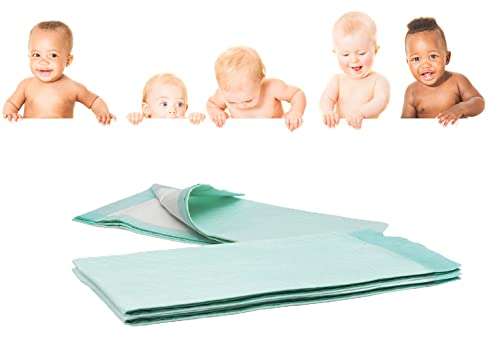 100 Wickel Baby Einmalunterlage 60x90 Wickelauflage saugstark Einwegunterlage Wickelunterlage Wickelunterlagen