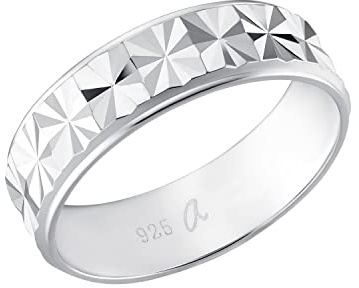 Amor Ring 925 Sterling Silber Unisex Damen Herren Ringe, Silber, Kommt in Schmuck Geschenk Box, 9817788