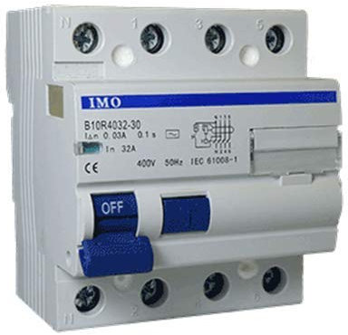Interruptor diferencial tetrapolar
