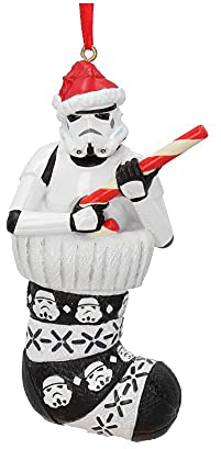 Nemesis Now Stormtrooper im Strumpf hängende Ornamente 11,5 cm weiß