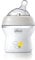 Chicco Natural Feeling Anti-Kolik Babyflasche für 0+ Monate, 150 ml, mit Weichem Silikonsauger und Doppelventil, Natürliches und Instinktives Gefühl beim Saugen, Kunststoffflasche