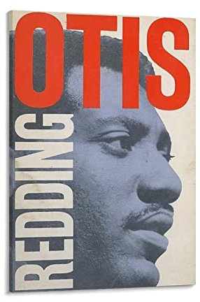 Otis Redding Poster Rock and Roll Hall of Fame Poster Retro Wandbilder Bild Druck Wandkunst Poster Malerei Leinwand Poster Kunstwerke Raum Ästhetik 20x30