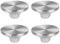 Luxshiny 4 Pièces Pot Couvercle Boutons Universel Pot Couvercle Haut Remplacement Boutons en Acier Inoxydable Cuisine Ustensiles de Cuisine Couvercle Tenant Poignées pour Cocotte Casserole