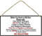 MAIYUAN Schild mit Aufschrift No Soliciting für Haus, lustig, bevor Sie an meine Tür klopfen, Holzschild zum Aufhängen, für Veranda, Zuhause, Büro, Türdekoration, 12,7 x 25,4 cm (ESD-8)