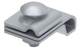 PAG Turbo GmbH® - Dachrinnenklemme für Blitzableiter Blitzschutz für Rundleitung 8-10mm aus Edelstahl Art. Nr. BS10