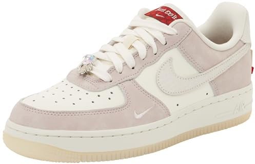 NIKE Wmns Air Force 1 '07 LX, Sneaker Donna, Sail Sail Sail Platinum Viola, 40 EU
