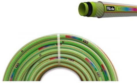 (19 mm 3/4 Zoll Meterware) Premium Gartenschlauch 6 Lagig Wasserschlauch Schlauch Knickfest UV-Beständig (19 mm (3/4 Zoll))