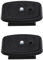 Foto&Tech 2 Pcs 43mm Tripod Quick Release Plate, Camera Mounting Adapter, Replacement Parts for Tripod, for KingJoy, UBeesize 60” TR60, Torjim 60-Inch AX60, Victiv, Endurax 66 ETR66, Zomei Q111