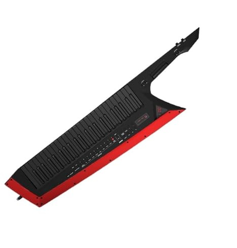 Kit De Teclado De Piano Sintetizador Electrónico Para Escenario Con Montaje En Hombro Y Teclado MIDI Con Paquete Original(Black)
