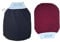 Kessa Moroccan Exfoliating Glove, Traditional Beauty Accessories for Deep Skin Cleansing, Skin Exfoliation and Dead Skin Removal, Pack of 2 (Black/Garnet))