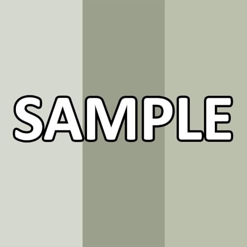 World of Wallpaper Stylish Stripe Wallpaper Free Pattern Match Matte Finish Textured Wallpaper Sample for Living Room/Hallway/Bedroom in Soft Green/Sage/Olive AF0017 Sample