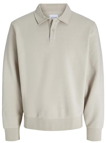 JACK & JONES Mens Sweat Polo Long Sleeve