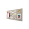 Filz-Wandsticker für Schule und Büro, 80 x 120 cm, Braun