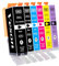 PGI-580 XXL CLI-581 XXL Druckerpatronen (Inklusive Foto Blau) Kompatibel für Canon 580 581 Multipack Patronen für Pixma TS8150 TS8151 TS8250 TS8251 TS8252 TS8350 TS8352 TS9150 TS9155 TS9100, 6er-Pack