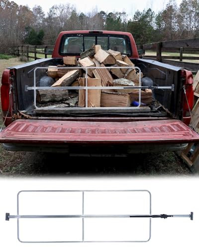 MegLob Cargo Stabilizer Bar, Heavy-Duty Truck Storage Solution, Load Bar Stop Sliding for Pickup Truck Bed, Secure And Stable for Pickup Trucks, Universal Truck Cargo Bar, Truck Divider Bar,226cm