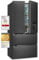 Exquisit Frenchdoor, Kühl-Gefrierkombination, No-Frost, 506 Liter, Wasserspender, Alarm, Schnellkühlen, Schnellgefrieren, FD5490-160-WS-201E inoxlook-az