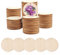YZROHYI 50 Stück Holzplättchen Runde Holzscheiben 30 MM,Kleine Holzplatten zum Basteln Runde Holzkreise,Naturholzscheiben Mit Loch,Mini Baumscheiben Deko,Holzbrettchen Rund zum Bemalen,Holzanhänger