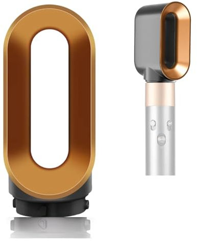 Bocchetta per asciugacapelli pre-styling per Dyson HS01/ HS05/ HS08 Airwrap rotante Curling Barrels accessori di ricambio, oro