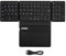 LLHCF Teclado plegable con panel táctil integrado y teclado numérico, servicio de batería larga para 30 horas de trabajo ininterrumpido