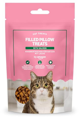 by Amazon Filled Pillow Treats With Salmon, 70g