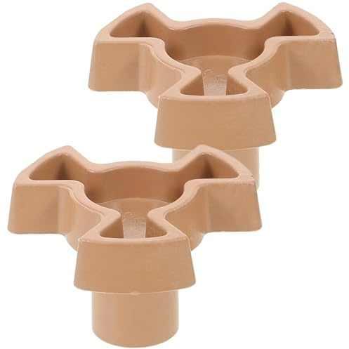 COLLBATH 2 Stück Mikrowellen Drehkreuz Kupplung Ersatz Ofen Drehteller Welle für Mikrowellen Zubehör Praktische Reparaturstütze für Defekte Glasplatten Kompatibel mit EG720EF1 MM721AAU