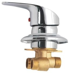 QUXVUIS Duscharmatur Thermostat Mischventil Kalt Warm Temperaturventile Einstellbarer Schalter Ersatzteil Wasserhahn Heimtoilette, Typ 4