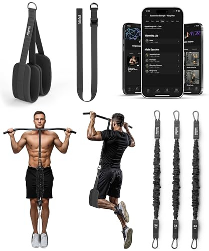 BREAKING LIMITS Elastique Musculation Traction - Pull Up Assist - Bande Elastique Traction - élastique pour Entraînement, Gym et Fitness