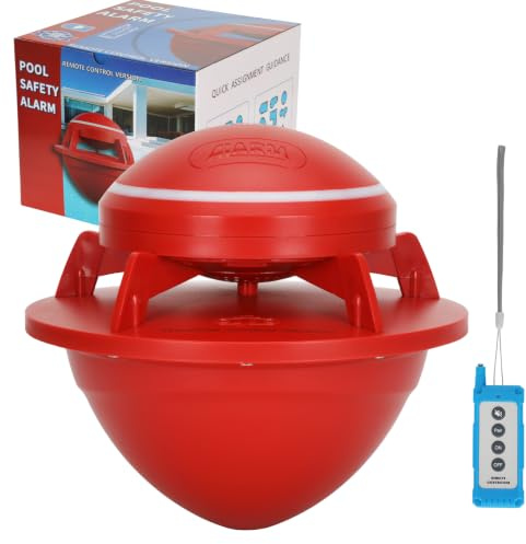 Allarme per piscina interrata e fuori terra, 100dB ASTM F2208 certificato sistema di allarme per piscina, allarme di sicurezza per piscina galleggiante per bambini e animali domestici, sistema di