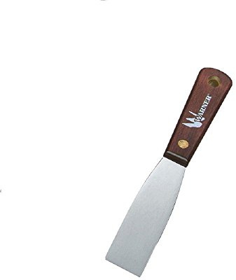 Warner Manufacturing Tool 621 1-1/4 Full Flex Putty Knife, Carbon Steel, Rosewood Handle